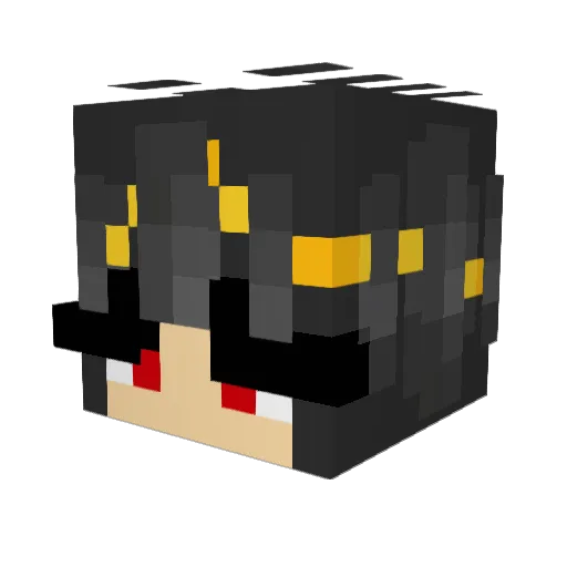 drypnL Minecraft avatar head, 3D render