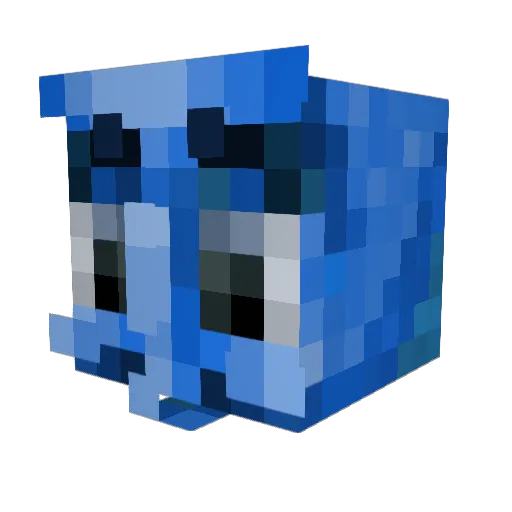 drytxD Minecraft avatar head, 3D render