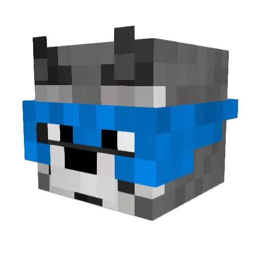 dryysifthash Minecraft avatar head, 3D render