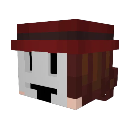 drzachary656 Minecraft avatar head, 3D render