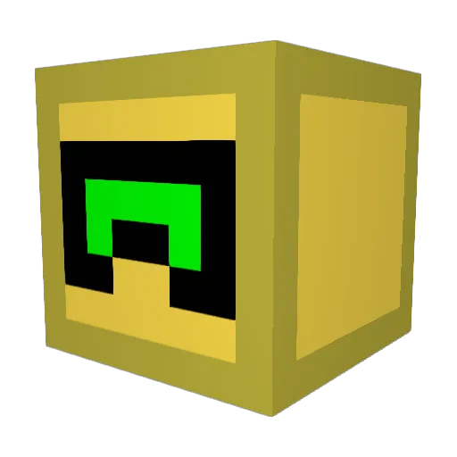 ds564k Minecraft avatar head, 3D render