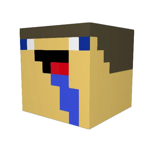 ds666ds Minecraft avatar head, 3D render