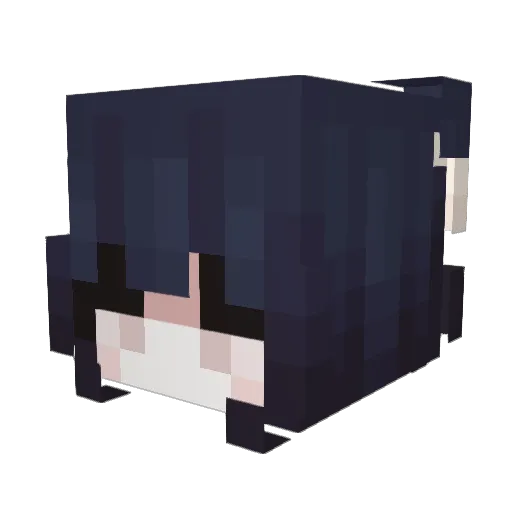 dsPescaPirara Minecraft avatar head, 3D render