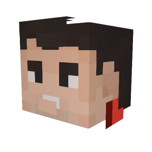 dsanyal321 Minecraft avatar head, 3D render