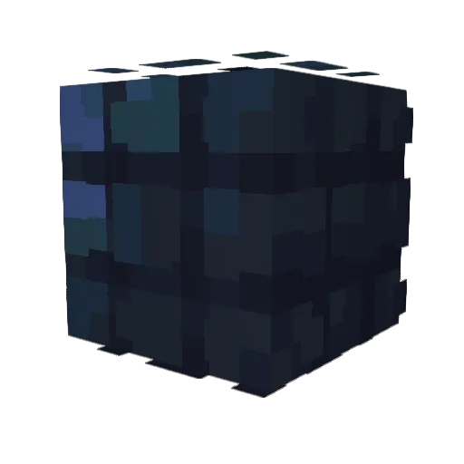 dscoball Minecraft avatar head, 3D render