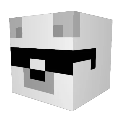 dsfh223 Minecraft avatar head, 3D render