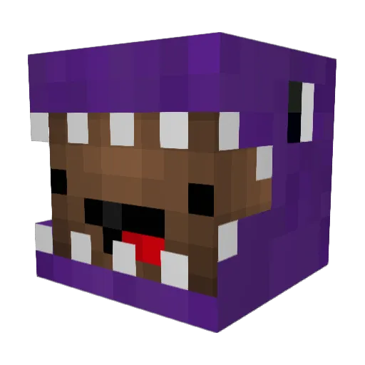dsfhndb Minecraft avatar head, 3D render