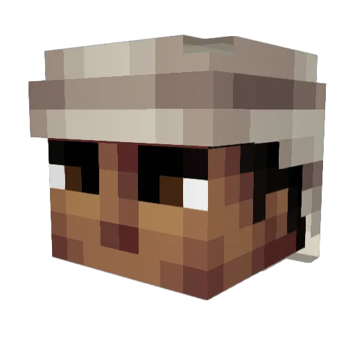 dsgbw Minecraft avatar head, 3D render