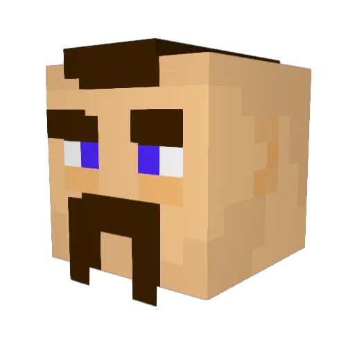 dshib1000 Minecraft avatar head, 3D render