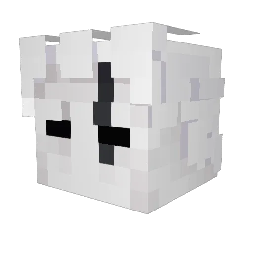 dsimort Minecraft avatar head, 3D render
