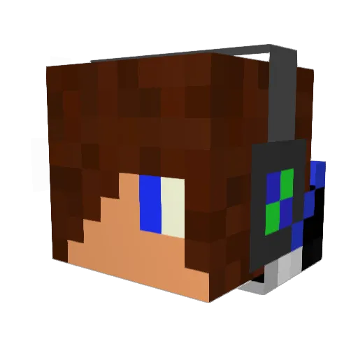 dslachut Minecraft avatar head, 3D render