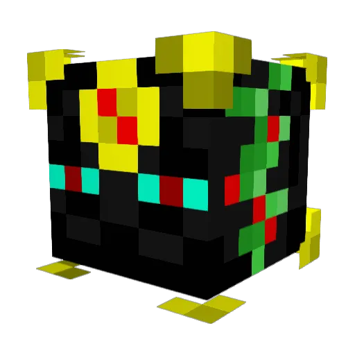 dsquik Minecraft avatar head, 3D render