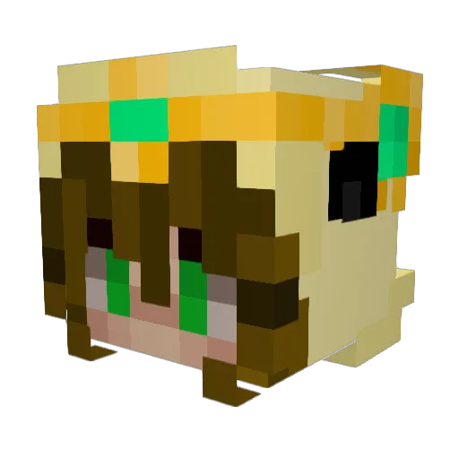 dsrhodes Minecraft avatar head, 3D render