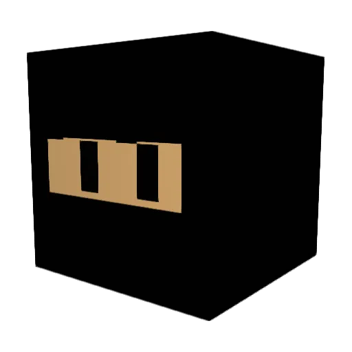 dsrogers Minecraft avatar head, 3D render