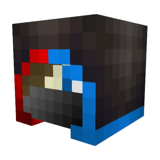 dstorrez Minecraft avatar head, 3D render