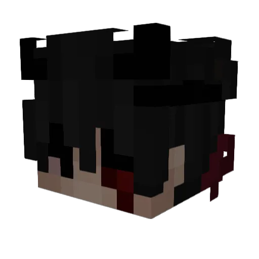dszn Minecraft avatar head, 3D render