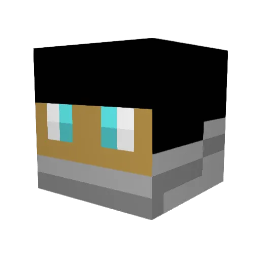dt_dawg2004 Minecraft avatar head, 3D render