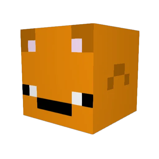 dtackle74 Minecraft avatar head, 3D render