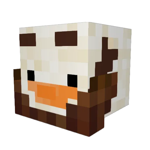 dtalther Minecraft avatar head, 3D render