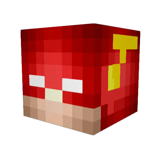 dtdirt Minecraft avatar head, 3D render