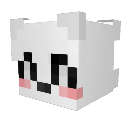 dthvbc Minecraft avatar head, 3D render