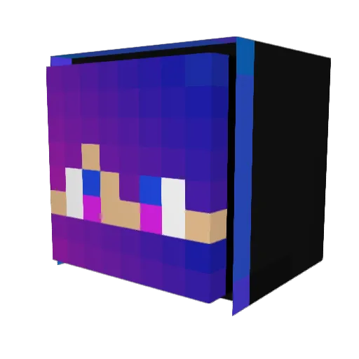dtminowa Minecraft avatar head, 3D render