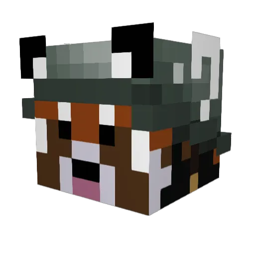 dts888 Minecraft avatar head, 3D render