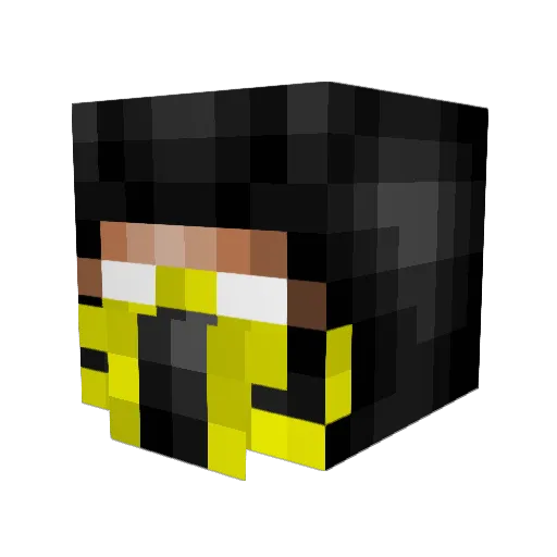 dtwmsmd Minecraft avatar head, 3D render