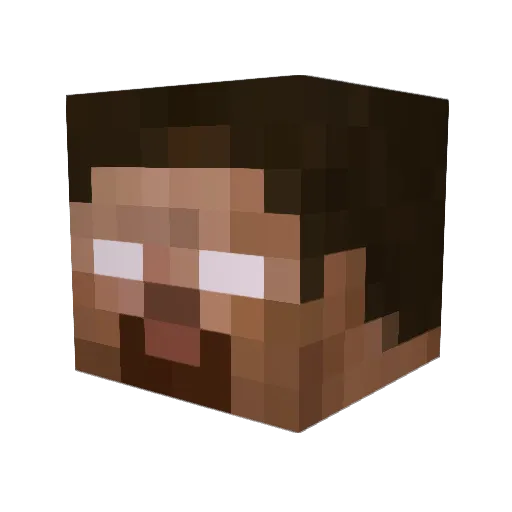dty24 Minecraft avatar head, 3D render