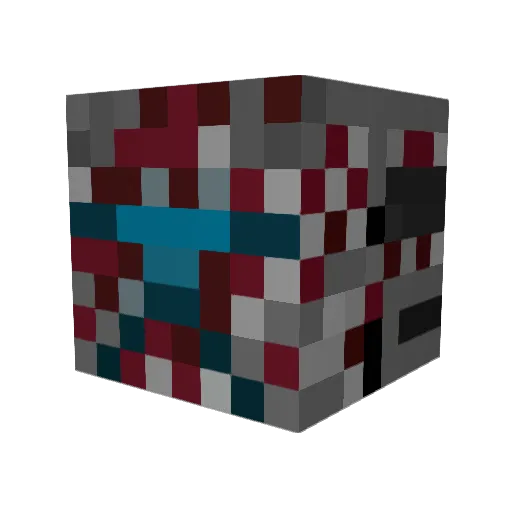duanedibley Minecraft avatar head, 3D render