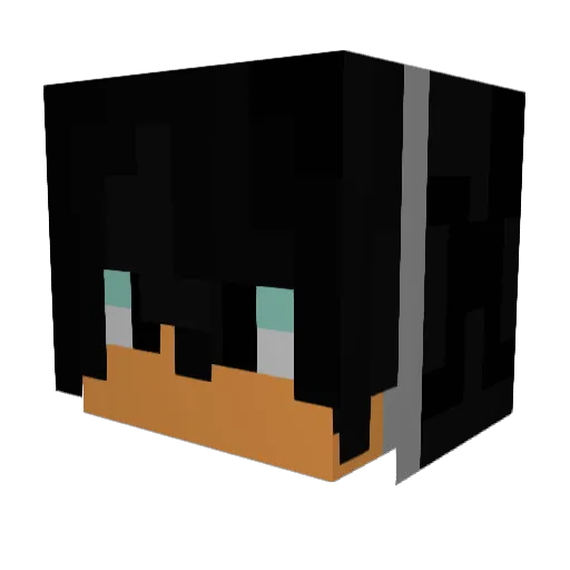 duartec Minecraft avatar head, 3D render