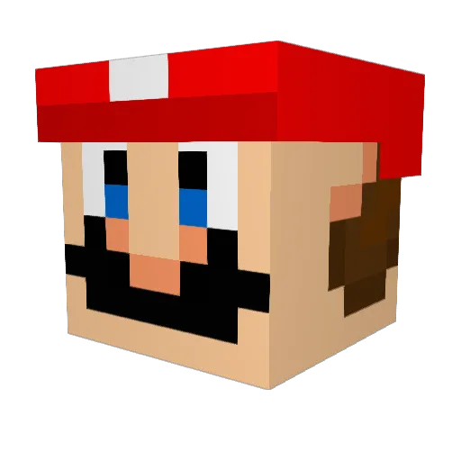 dublinboy Minecraft avatar head, 3D render