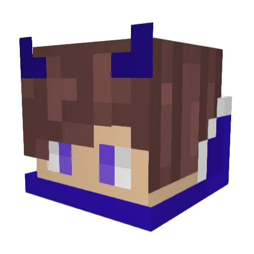 duby24 Minecraft avatar head, 3D render