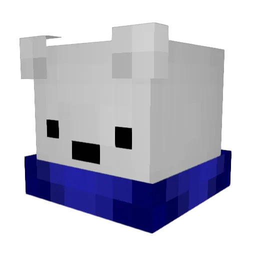 ducbom Minecraft avatar head, 3D render