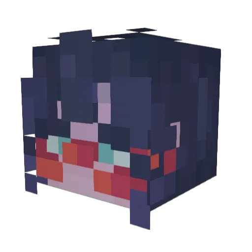 duccingtonn Minecraft avatar head, 3D render