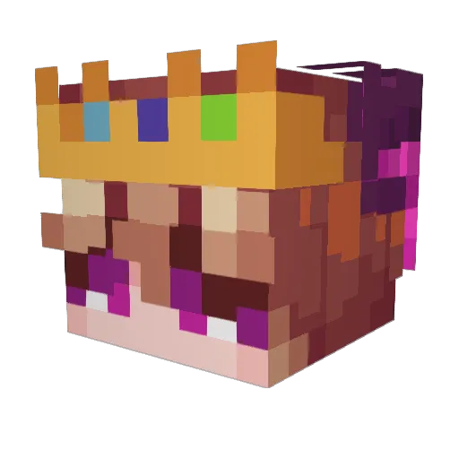 duccop Minecraft avatar head, 3D render