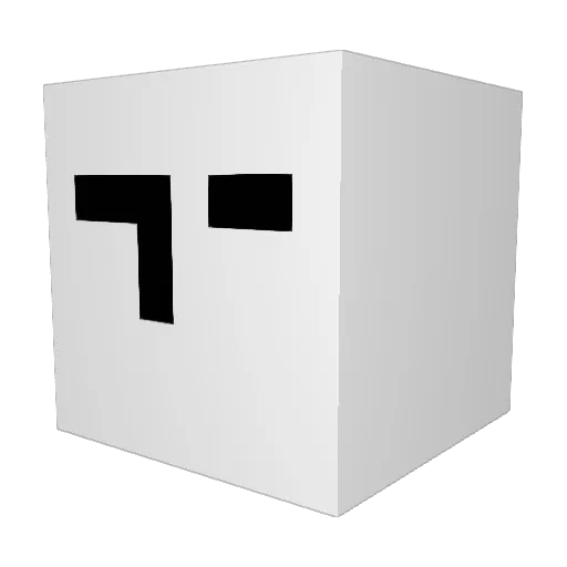 duck0714 Minecraft avatar head, 3D render