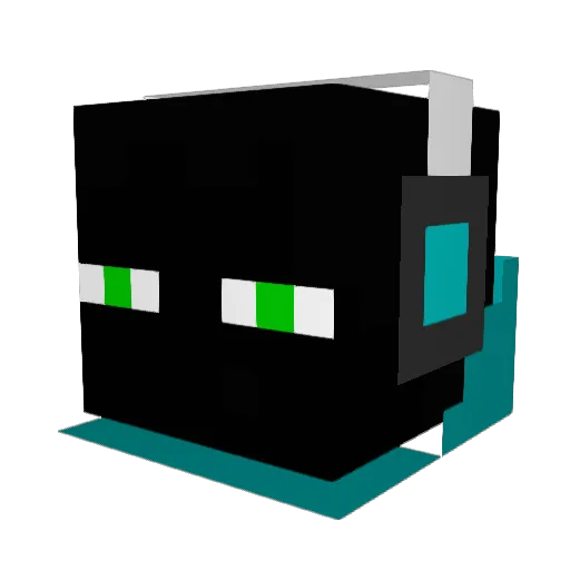 duck478 Minecraft avatar head, 3D render