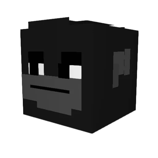 duck_3000 Minecraft avatar head, 3D render