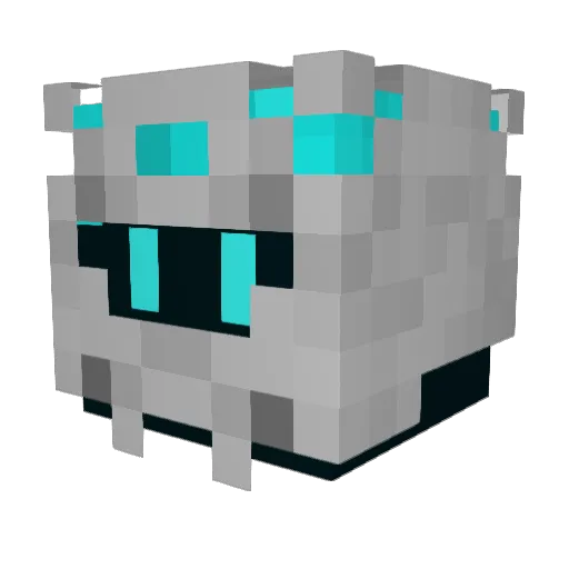 duckiedude Minecraft avatar head, 3D render