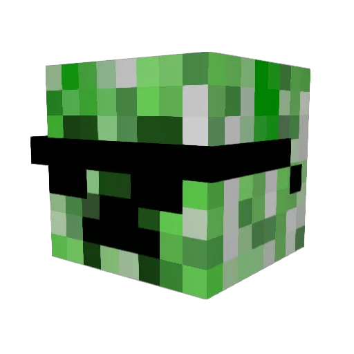 duckling1038 Minecraft avatar head, 3D render