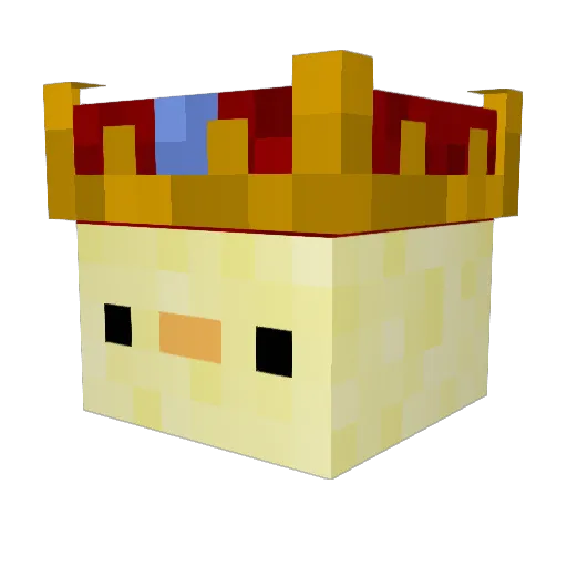 ducklord99 Minecraft avatar head, 3D render