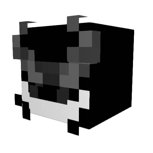 duckpear_d Minecraft avatar head, 3D render