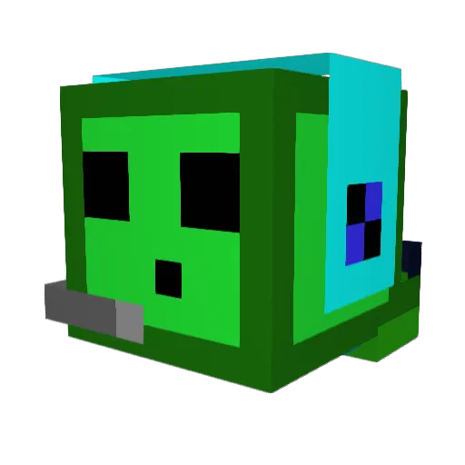 duckslayer3104 Minecraft avatar head, 3D render