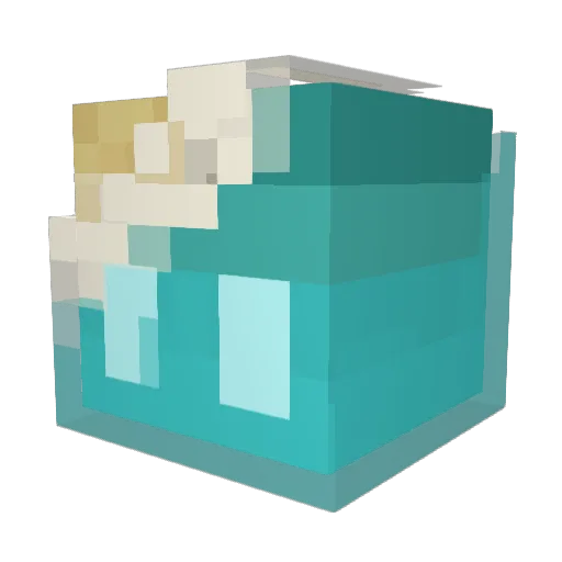 ducky_quack Minecraft avatar head, 3D render