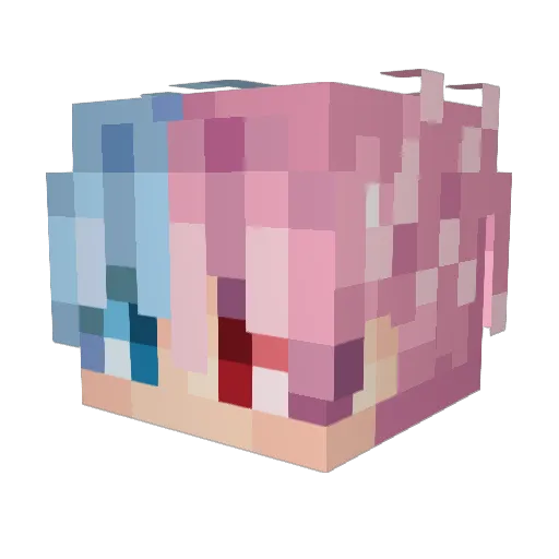 duckyvro Minecraft avatar head, 3D render