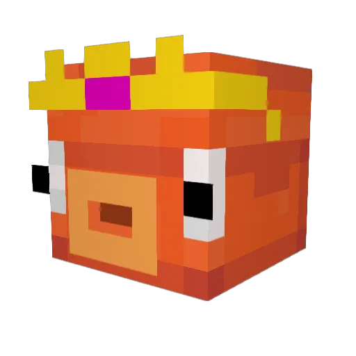 duckyygt Minecraft avatar head, 3D render