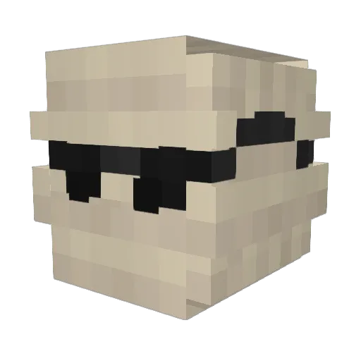 dud523 Minecraft avatar head, 3D render