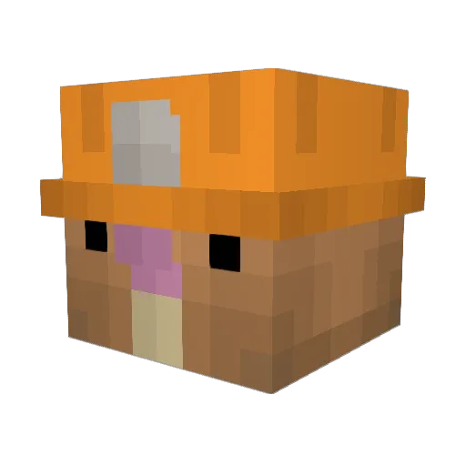 duda_dakung Minecraft avatar head, 3D render