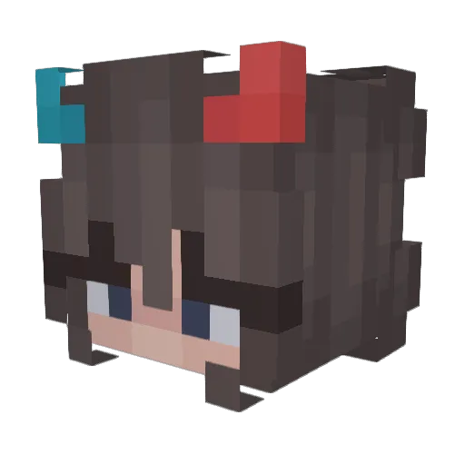 dudan0000 Minecraft avatar head, 3D render
